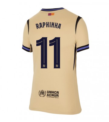 Barcelona Raphinha Belloli #11 Segunda Equipación Mujer 2025-26 Manga Corta